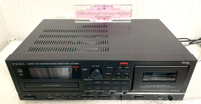 TEAC AD-RW900 CD Cassette Combo Recorder USB MP3 Phono Input Used Working