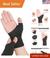 2pcs Thumb Compression Arthritis Gloves with Gel Pads for Pain Relief Support