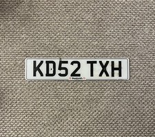 England License Plate Uk Number Plate Kd52txh European License Plate