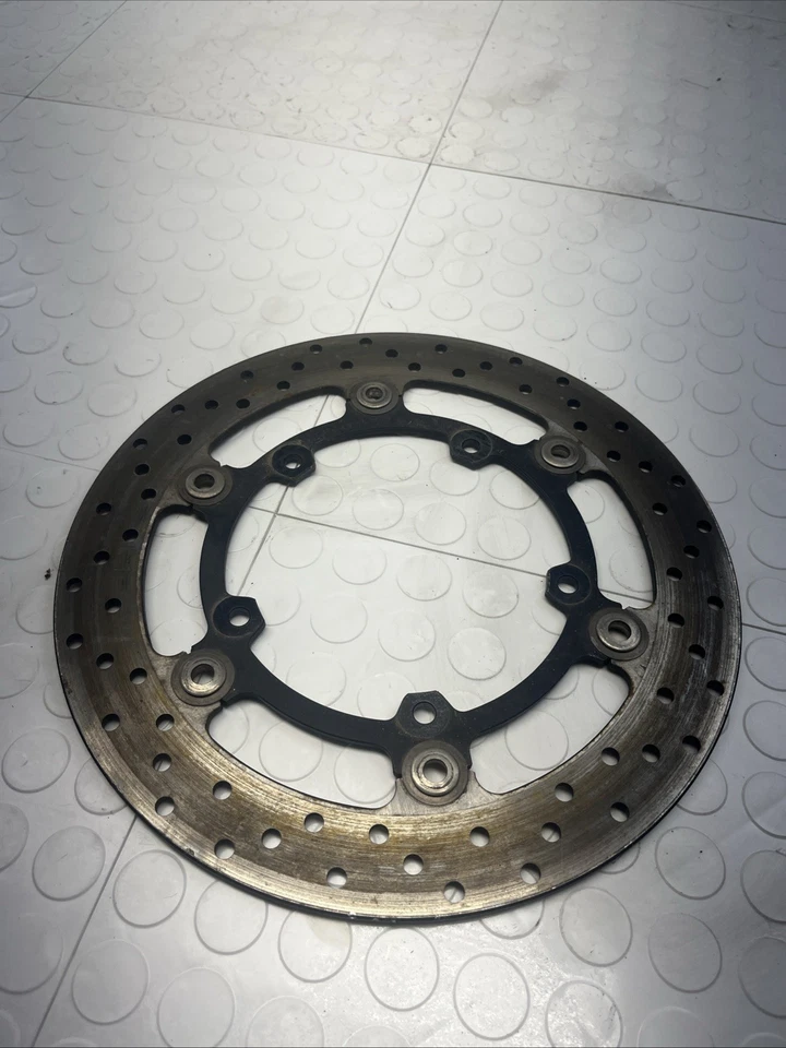 Rotor de freno de disco delantero recto Yamaha FZ6 FZ6R 2004-2009 FABRICANTE DE EQUIPOS ORIGINALES Foto 3 de 4