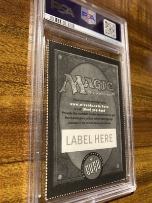 MTG✨MAGIC GURU REFERRAL CARD (Fully Perforated)✨PSA 4 VG-EX 2000