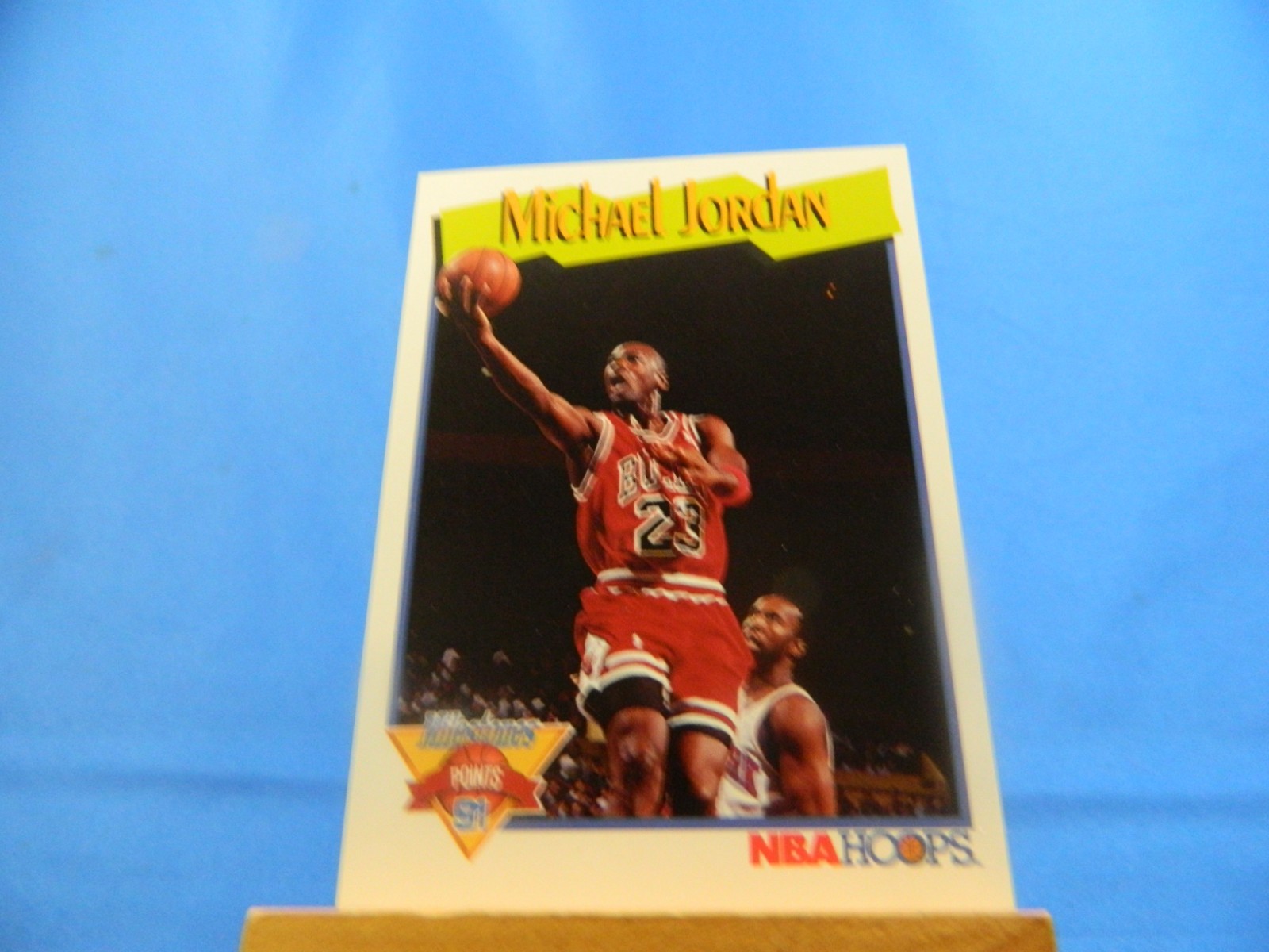 Michael Jordan NBA Hoops 1991 #317 Michael's Milestones