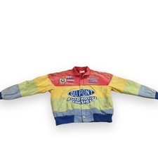 Vintage 1990s Jeff Gordon DuPont Multicolored Racing Jacket