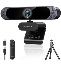 DEPSTECH DW49 Pro 4K Webcam - Ultra HD 1/2.5" Sony Sensor