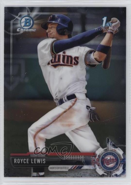 2017 Bowman Draft Chrome Royce Lewis #BDC-1 1dl2