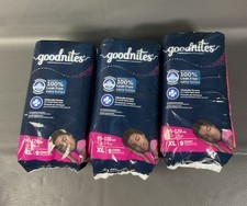 GoodNites Girls XL Nighttime Bedwetting Underwear 14-20 95-140 lb 27 Ct Lot NEW