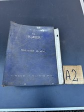 A2 The Humber Hawk Workshop Manual Issued 1960 Humber Memorabilia Humber