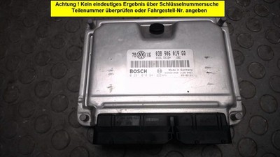 Steuergerät Dieseleinspritzung VW 3BG/3BL/3BS Passat Variant 1.9 TDI 038906019GQ