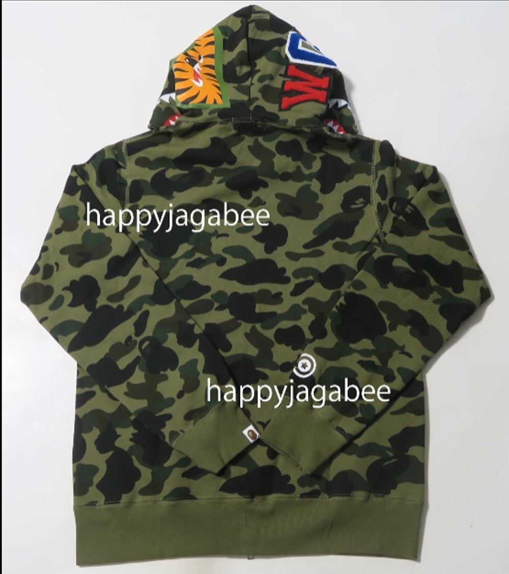 A BATHNIG APE Men's 1ST CAMO SHARK FULL ZIP HOODIE 1M30115007 / | eBay