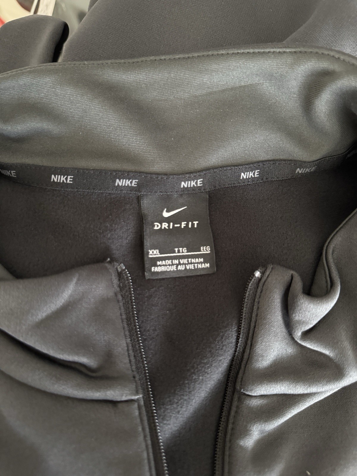 SACAI X NIKE NIKE Mater Dei HS Basket Uomo Nero 1 4 Zip Pullover Dri Fit Felpa (XXL)