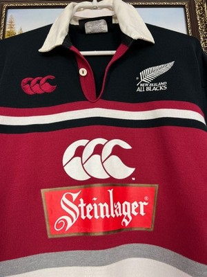 Vintage 90's Canterbury New Zealand All Blacks Rugby Union Long