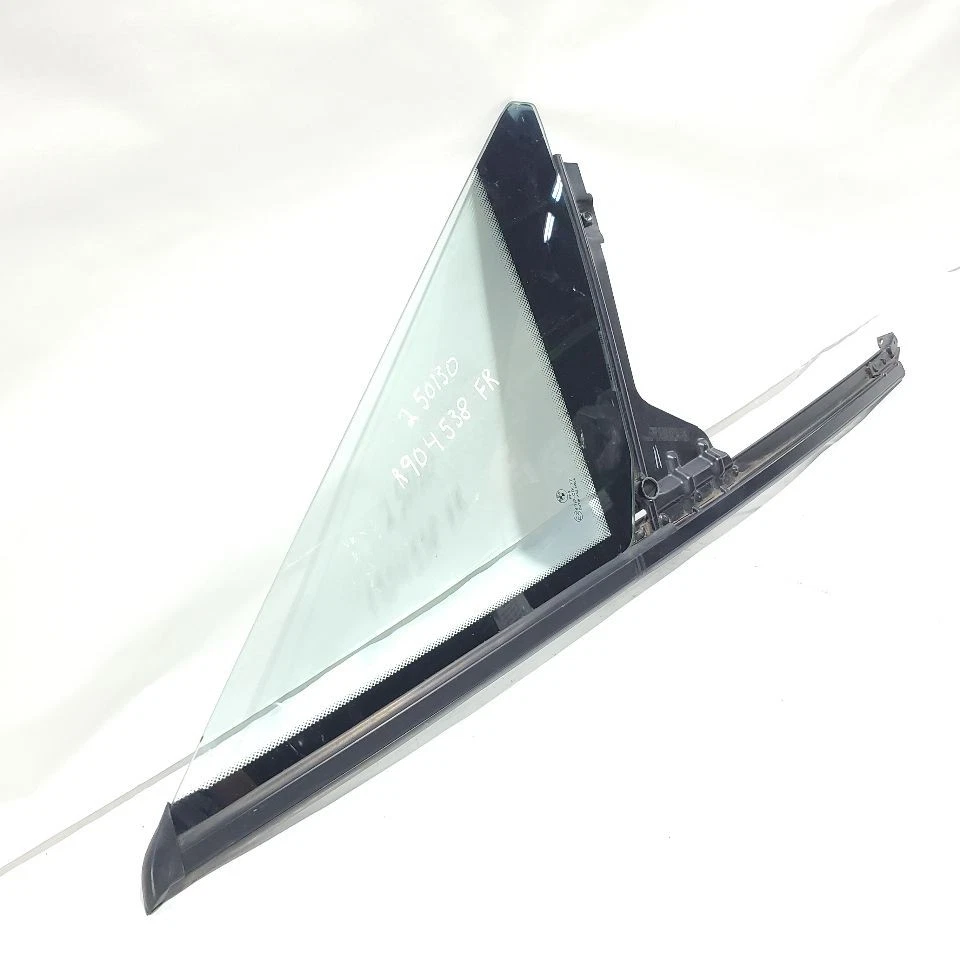 Vidro de janela de ventilação dianteiro direito usado serve: 2000 Bmw z3 sem acabamento cromado frente direita - Imagem 2 de 4