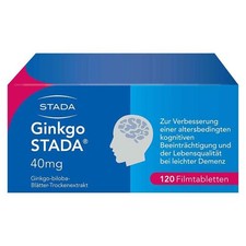 Ginkgo STADA® 40 mg Filmtabletten · 120 St · PZN 11654271