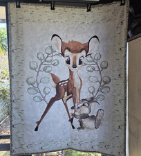 Bambi  Thumper Baby Quilt Woodland Theme 108 x 89cm nursery