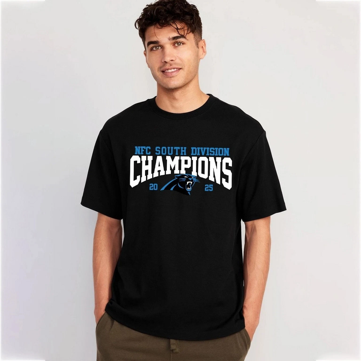 Carolina Panthers NFC South Champions 2025 T-Shirt