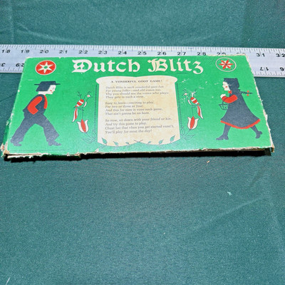 Vintage 1968 Dutch Blitz Card Game Daystar Co Complete 4 decks PA Dutch