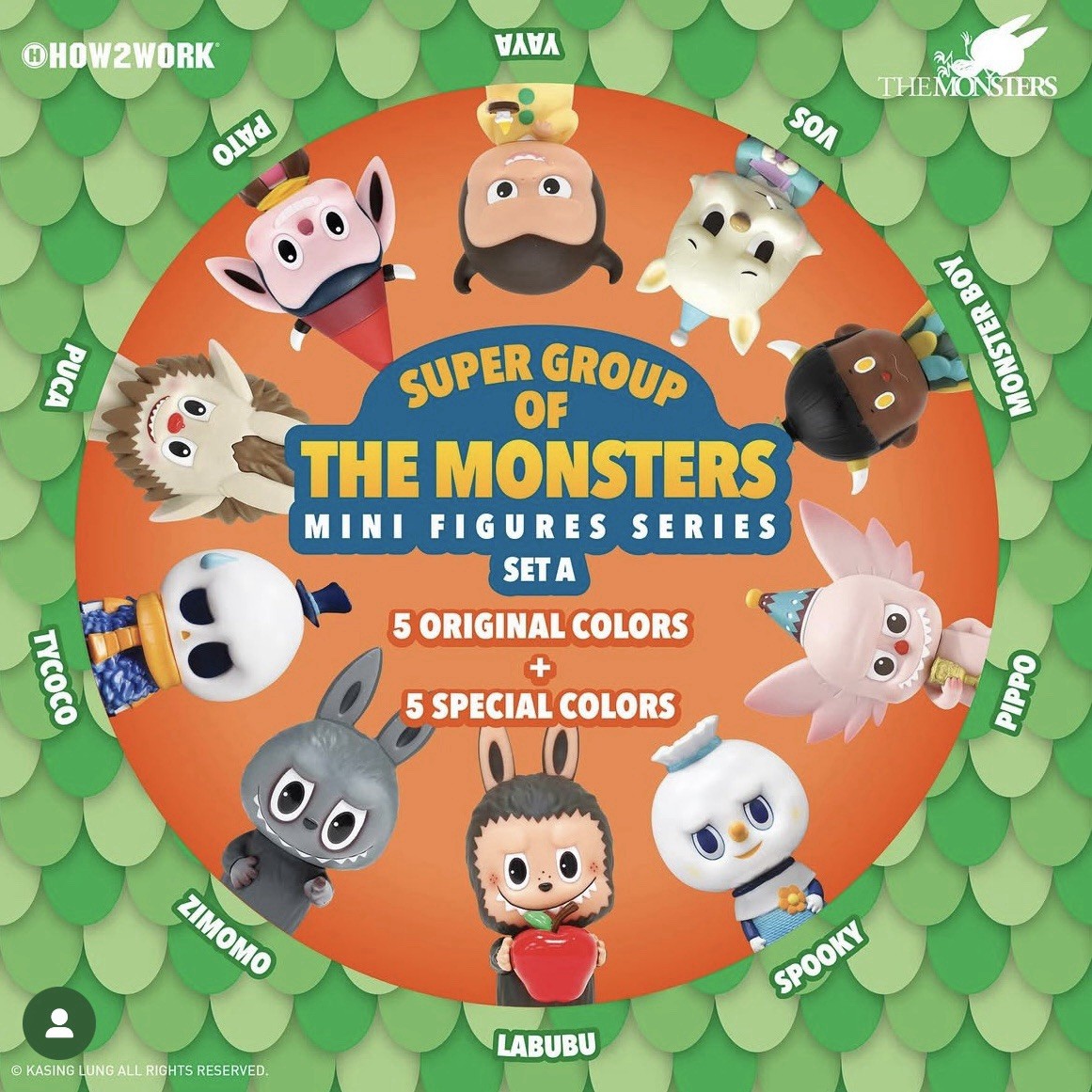 POPMART LABUBU THE MONSTERS シリーズ2x2box The Monsters Toys Labubu Blind Box Series by Kasing Lung x