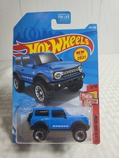 Hot Wheels 21 Ford Bronco 100/250 Then And Now 3/10 GRX28 Blue
