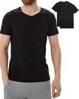 Diesel - (2-Pack) Mens Slim Fit V-Neck Basic T-Shirt - UMTEE-MICHAEL-TUBE