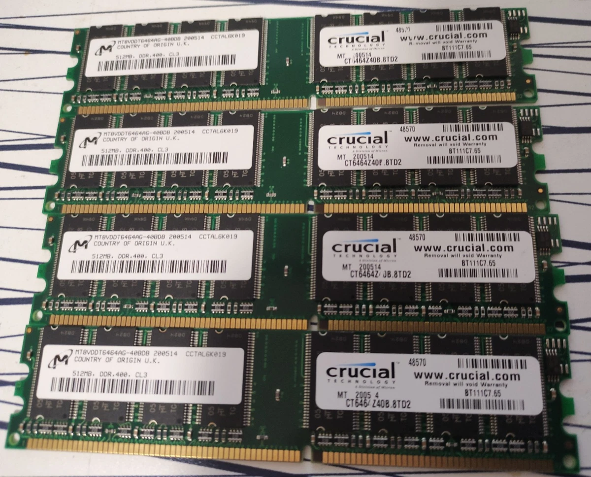 RAM DDR1-512MB-400MHZ (Gebraucht) in Villaz-st-Pierre für CHF 2.9 - mit