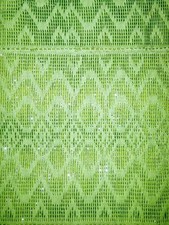 Army Green Damask Aso Oke- Stole-DPA378
