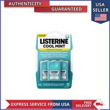 Listerine PocketPaks Breath Strips, Cool Mint, 24-Strip Pack, 3 Pack
