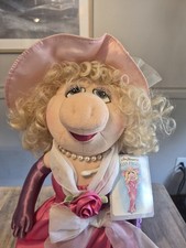 18" Jim Henson's Miss Piggy Plush Toy The Muppets With Tags By Eden Toys Nice
