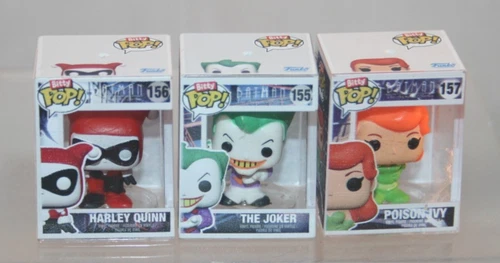 Funko Bitty Pop! Batman - The Joker, Harley Quinn and Posion Ivy - Lot of 3