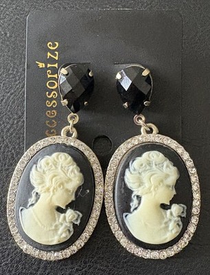 Accessorize Beautiful  Drop Dangle Stud EARRING .