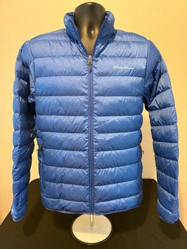 Eddie Bauer Mens CirrusLite Down Puffer Jacket Small NWT Atlantic Blue EB650 - product listing photo