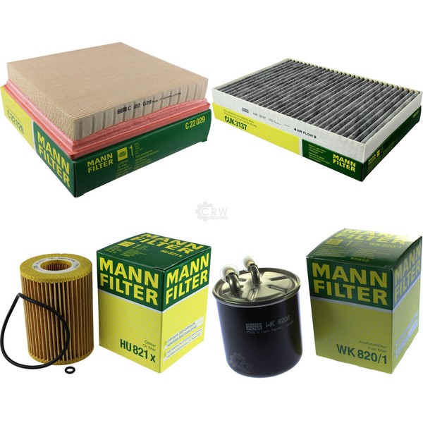 Mann Inspektionspaket Filterset FüR Chrysler 300 C Touring 3.0 CRD-image