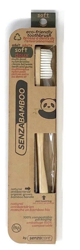 Senzacare Bamboo Toothbrush Soft Adult 1 Brush 2090₽