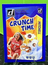 2025 Panini Donruss WNBA - Crunch Time Kelsey Mitchell #6 Press Proof Blue