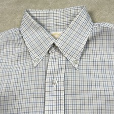 Vintage 70s Brooks Brothers Button Down USA Made 15 32 Casual Longsleeve