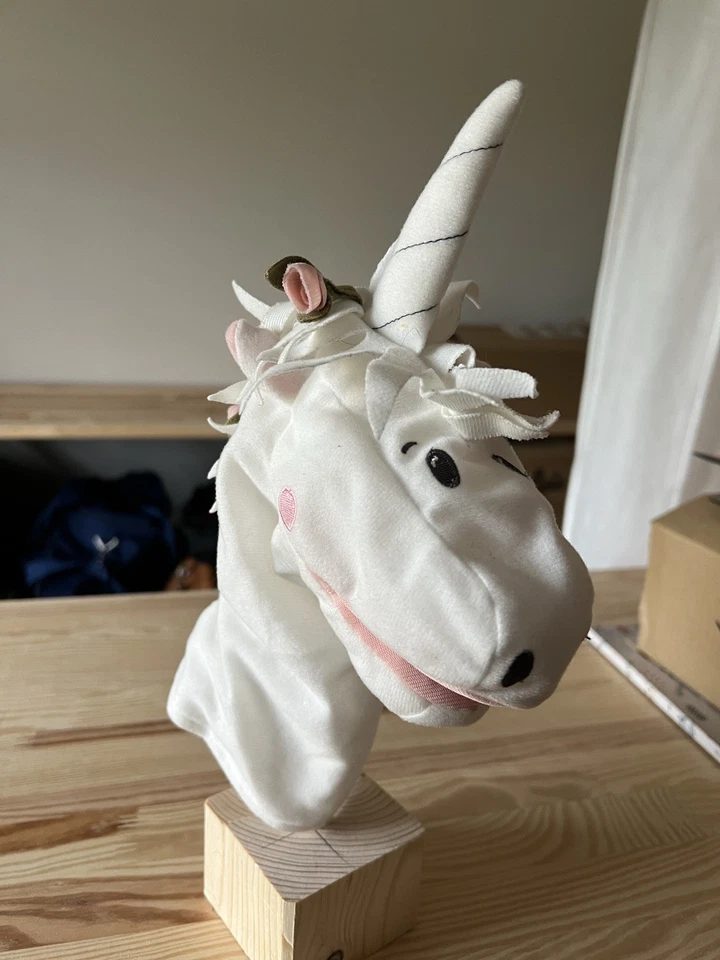 IKEA Einhorn, FANTASIVÄRLD Handpuppe 29cm Gebraucht Einhorn - Bild 2 von 3
