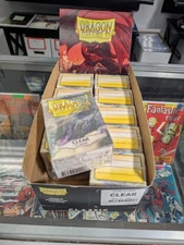 DRAGON SHIELD classic CLEAR - 10 Packs / 1000 sleeves (Standard Size - Pokemon)