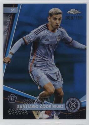 2024 Chrome MLS Blue Refractor 9/150 Santiago Rodriguez Rodríguez Rookie RC pe8