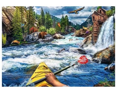 Ravensburger Whitewater Kayaking Jigsaw Puzzle (1000pcs) [RVB12000514]