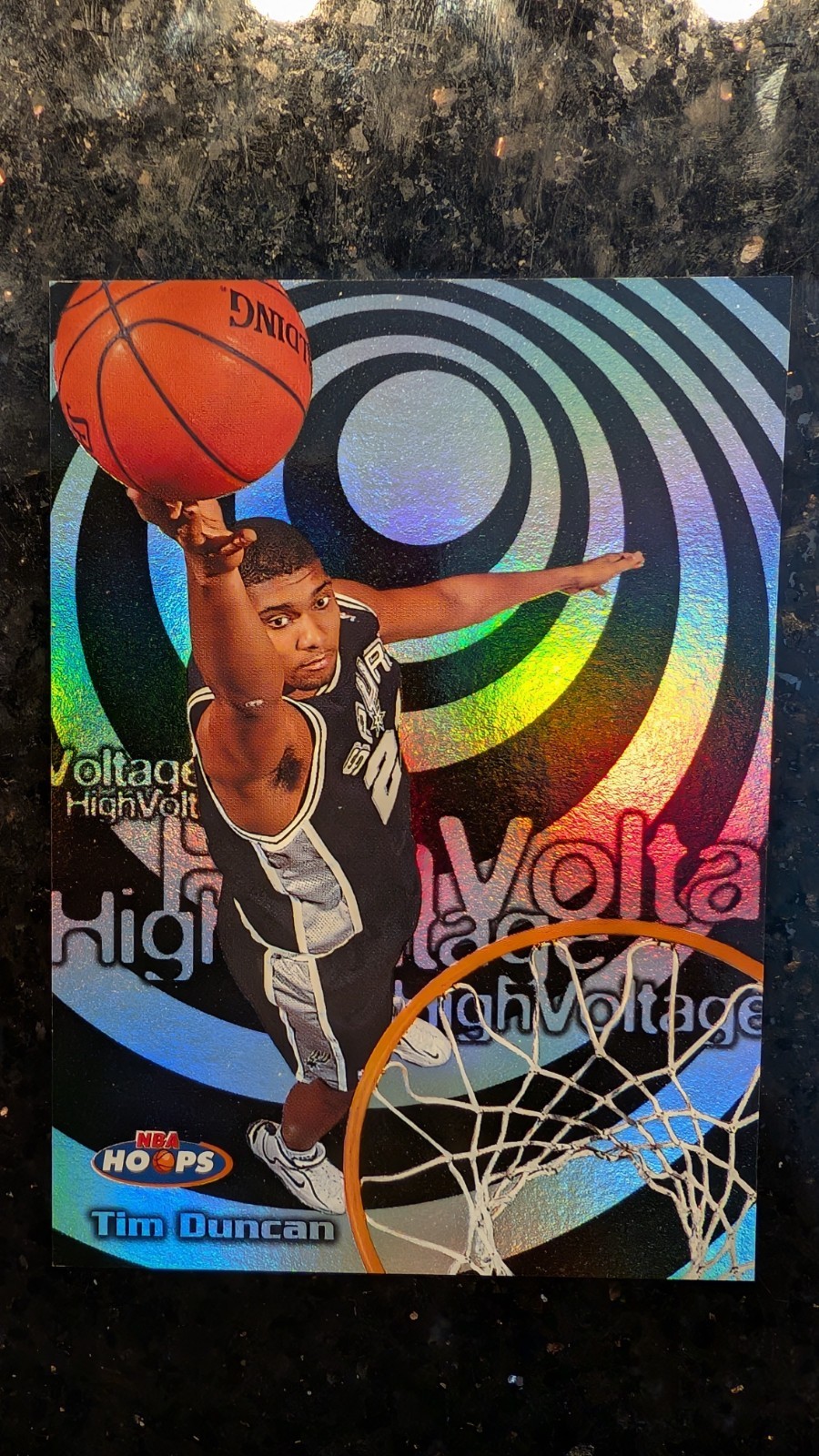 1997-98 Hoops High Voltage #15HV Tim Duncan RC