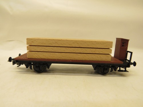 ESF-40702	Liliput H0 Güterwagen mit Ladegut, guter Zustand | Condition: Gebraucht