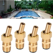 4Pack Swimming Pool Spa Brass Deck Jet Nozzle 1/2 NPT for Zodiac R0560400 590041