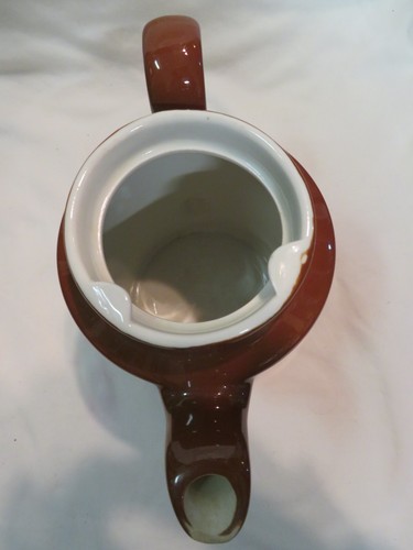 vintage Hall Coffee Pot with lid- dark brown - Picture 8 of 10