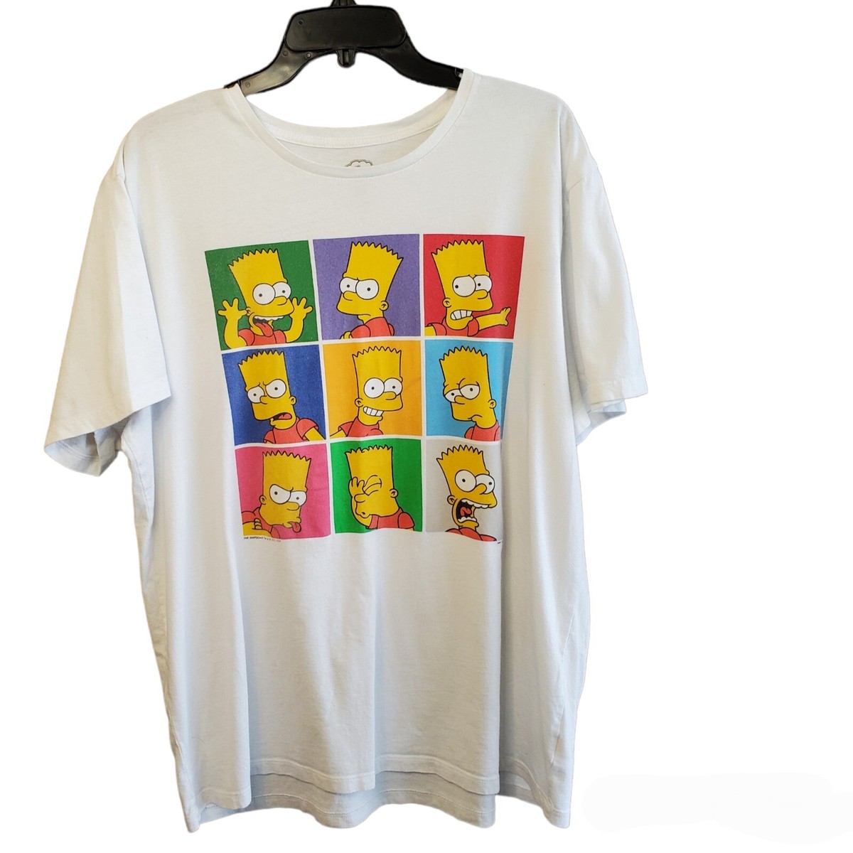 The Simpsons Freeze Bart Simpson Cotton T-Shirt Size XL | eBay