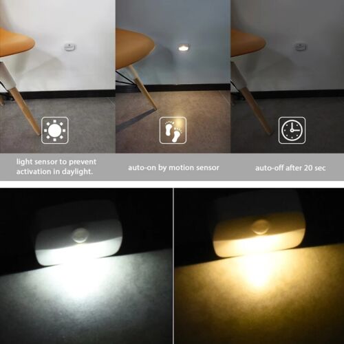 Warm Eufy Lumi Stick On Night Light Led, Motion Sensing Closet Light Fixture