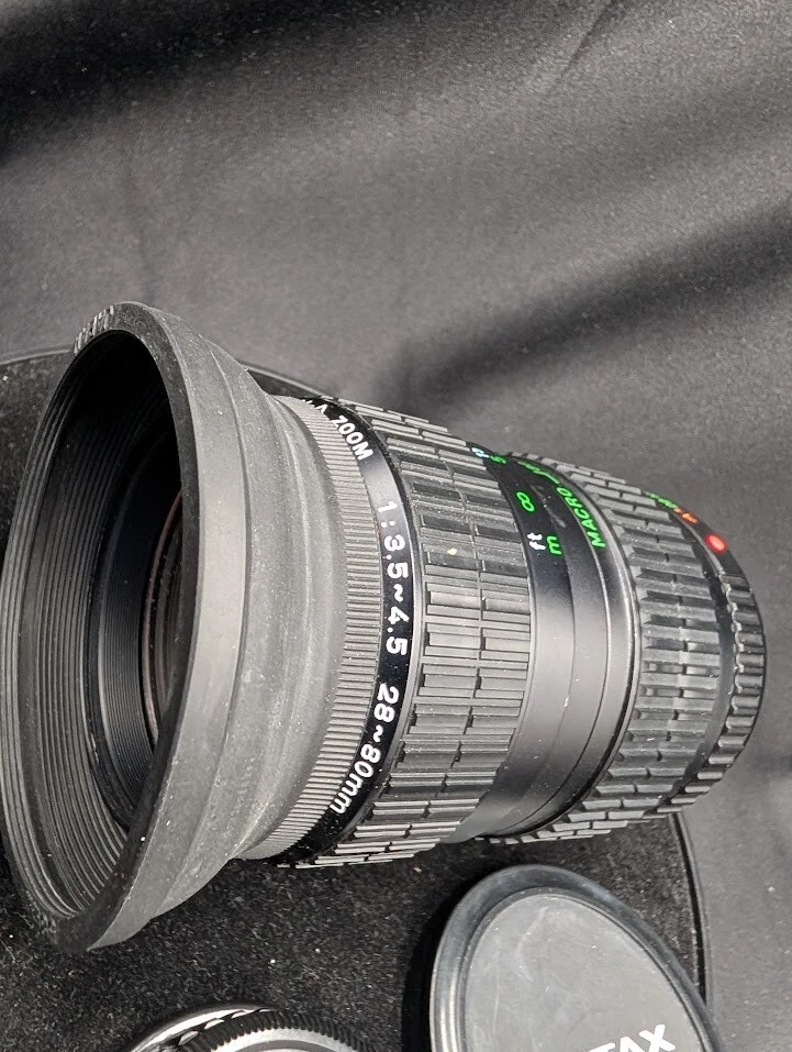 Pentax-A Zoom 1:3.5-4.5 28-80mm Lens and Case for Pentax - Image 4 of 4