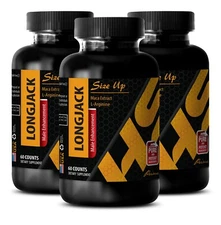 Enlargement Pills Growth - LONGJACK 2170mg - (3 Bottle 180 Capsules)