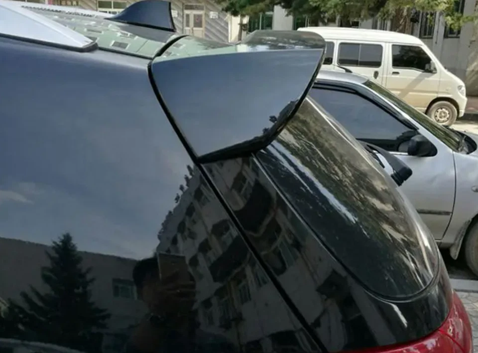 Alerón de ventana de techo trasero negro brillante ABS para Kia Sportage 2011-2015 Foto 2 de 4