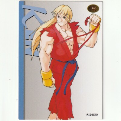 ALL CAPCOM WORLD 99 Card #12 Ken Street Fighter Zero 2 Alpha Games
