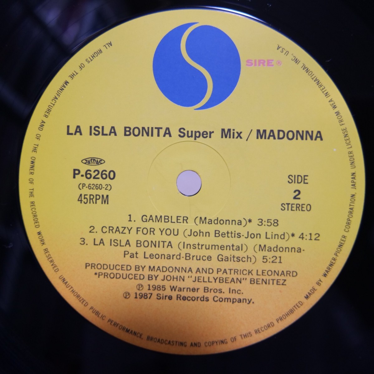 MADONNA / LA ISLA BONITA JAPAN ISSUE EP W/OBI, INSERT | eBay