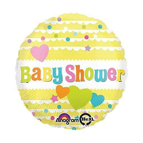Globo Amarillo Para Baby Shower Amscan 17 Pulgadas 43cm 3074801 - Imagen 2 de 4